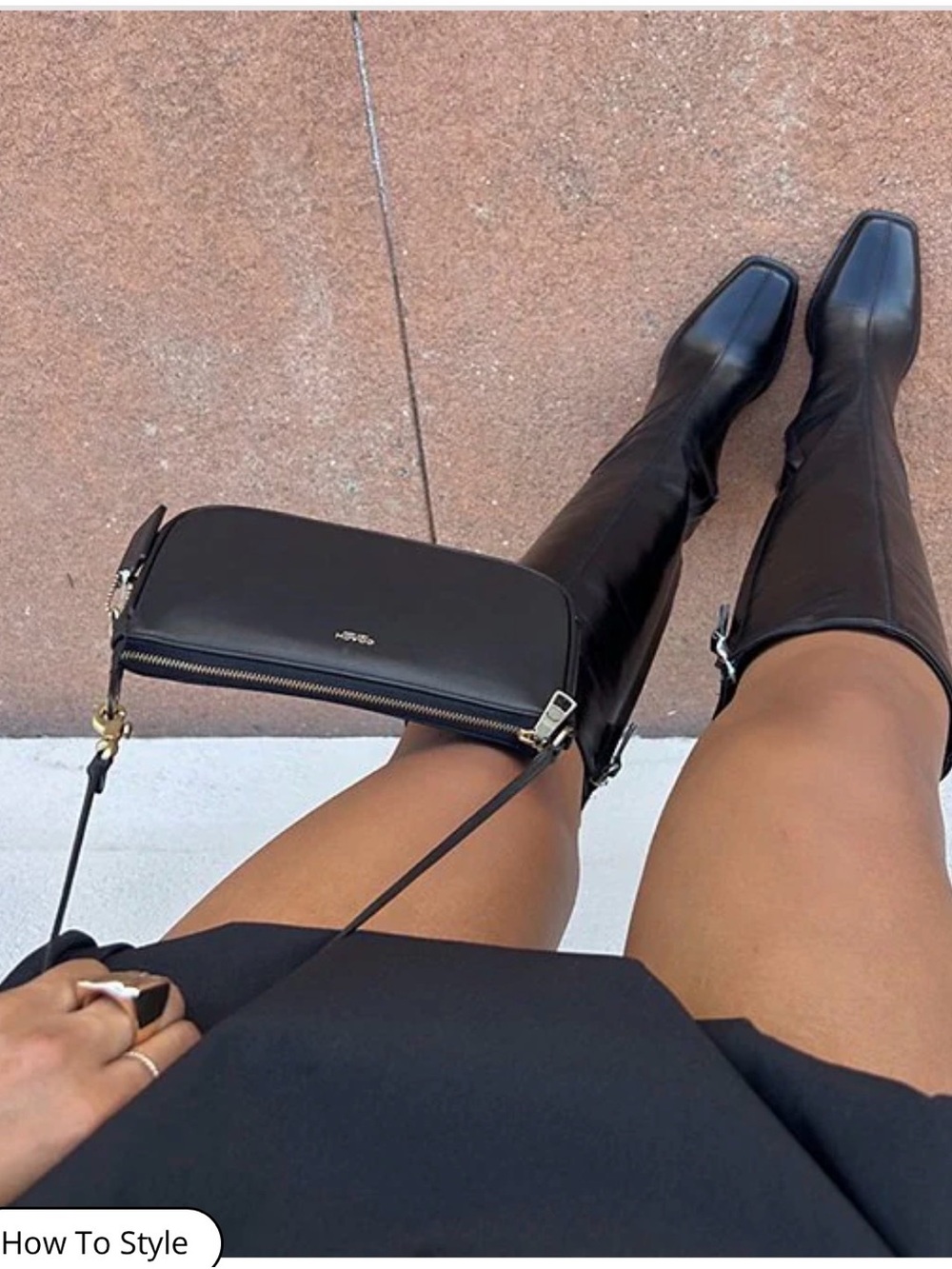 Square Toe Block Heel Tall Boots